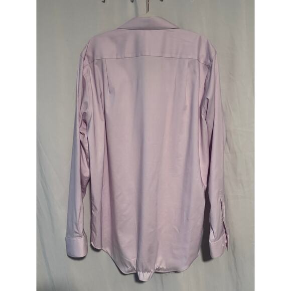 Calvin Klein Infinite Cool Men’s Dress Shirt 17.5 36/37 Slim Tall Stretch - Picture 6 of 8